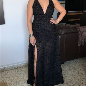 Black formal dress